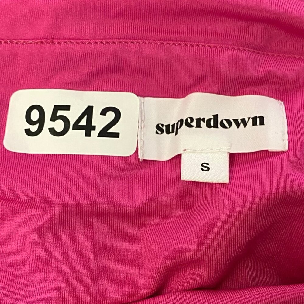Superdown Mallory High Neck Dress - Hot Pink - Picture 6 of 12